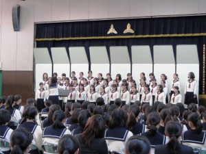 団結した歌声を 11 19 第３回 中学女子クラス合唱会 動画 ダイジェスト あり 久我山の四季blog