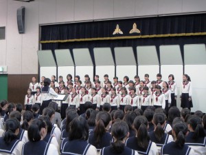 団結した歌声を 11 19 第３回 中学女子クラス合唱会 動画 ダイジェスト あり 久我山の四季blog