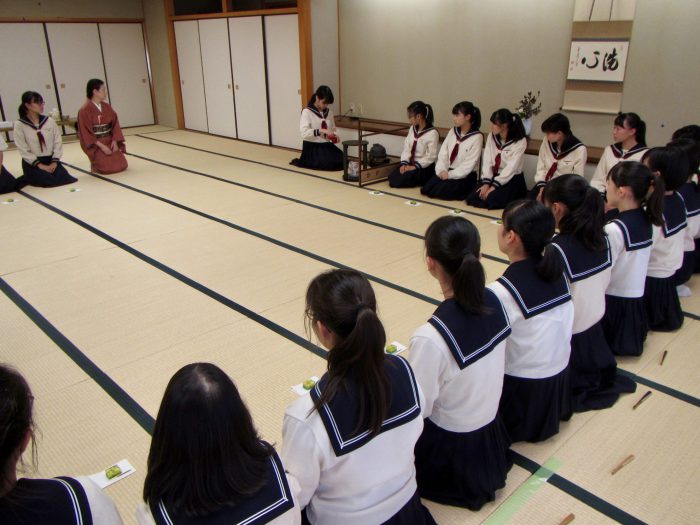 日々是好日 女子部中学3年特別講座 茶道実習 久我山の四季blog